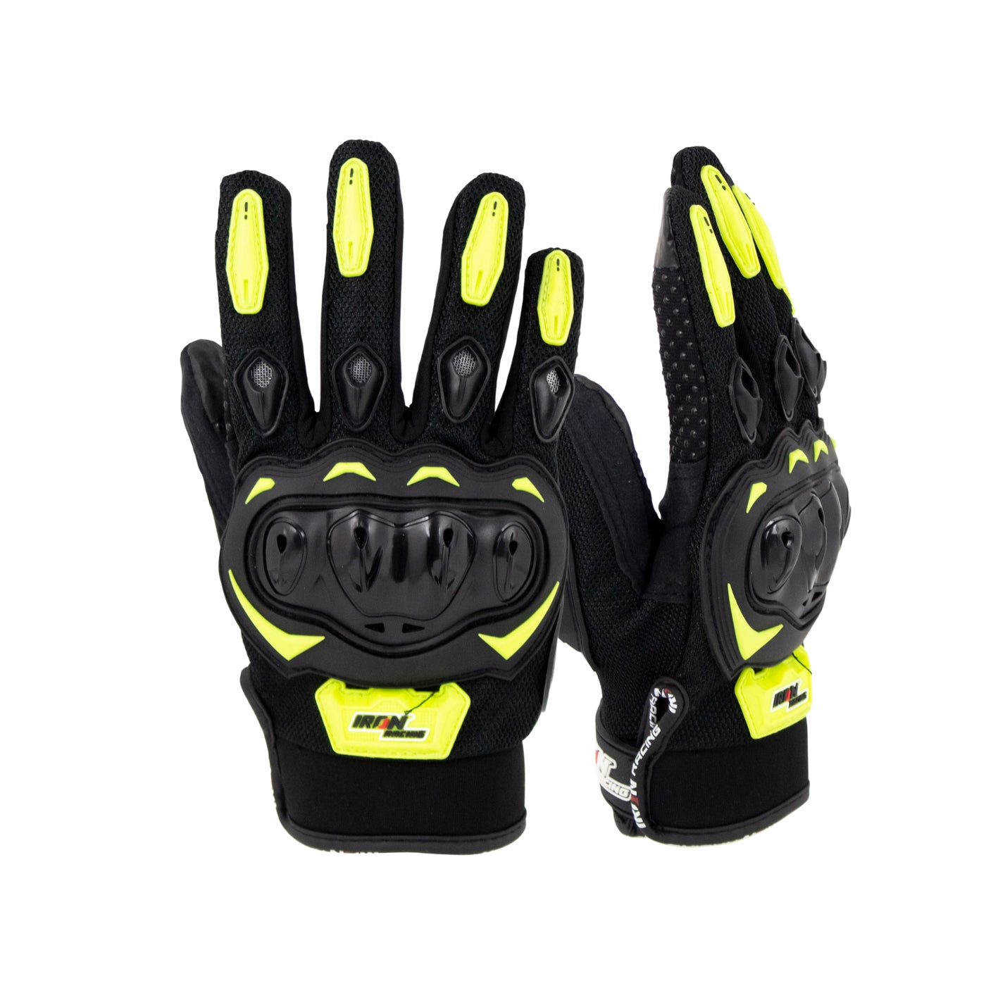 Guante Para Motociclista Speed Color Neon-Verde