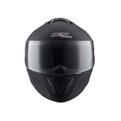 Casco Integral WLT-111 Con Aleron Sport Color Negro Mate