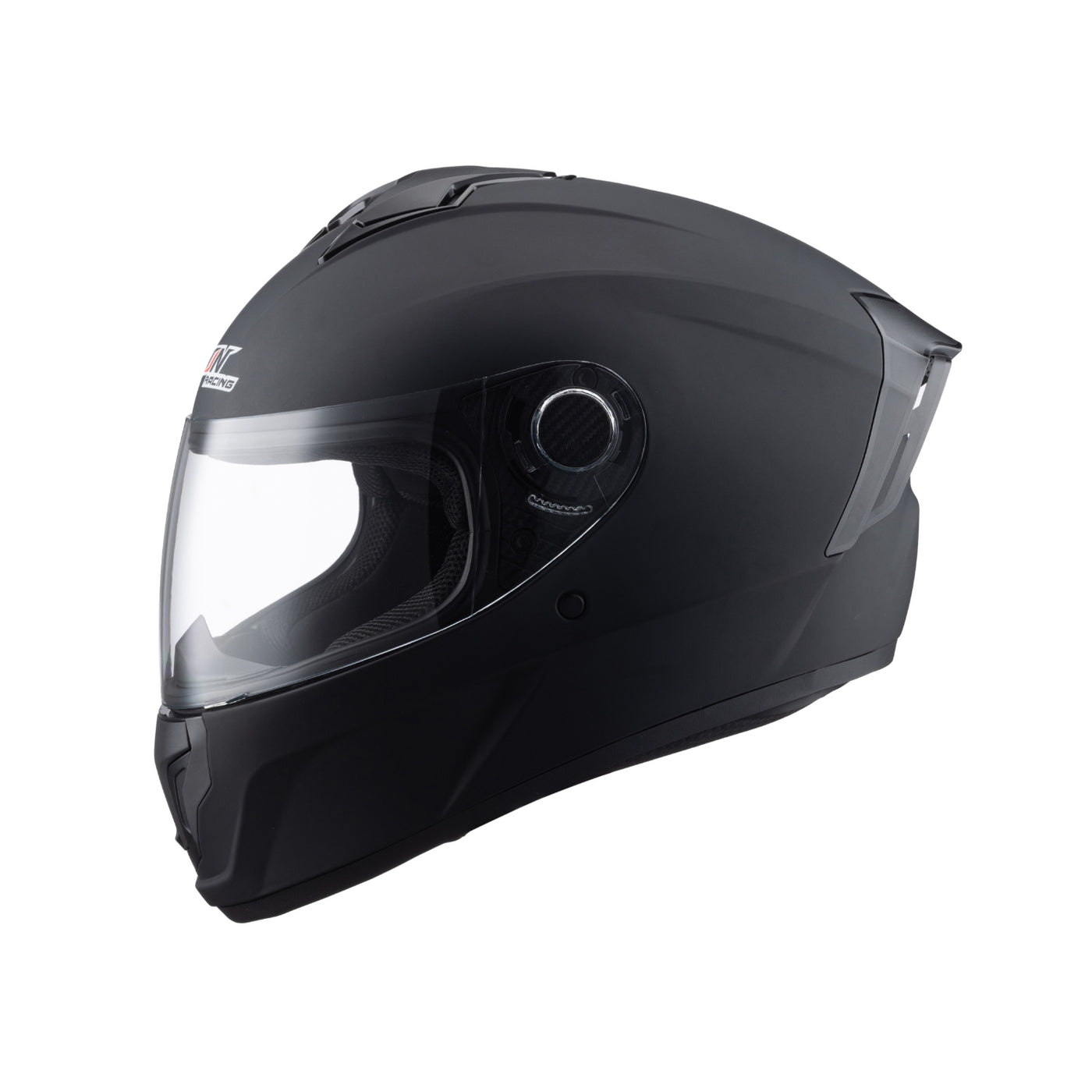 Casco Integral WLT-111 Con Aleron Sport Color Negro Mate