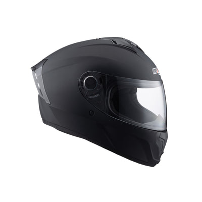 Casco Integral WLT-111 Con Aleron Sport Color Negro Mate