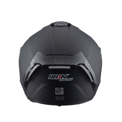 Casco Integral WLT-111 Con Aleron Sport Color Negro Mate