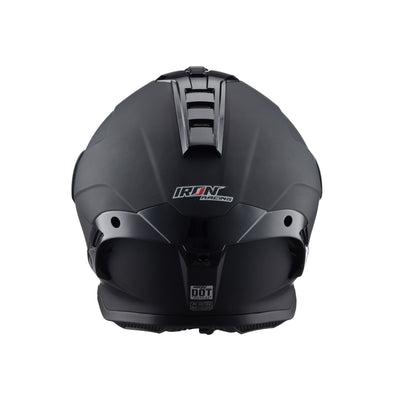 Casco Integral WLT-109 Predator Visor completo color Negro Mate