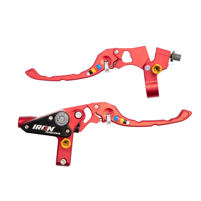Kit Bomba de Freno de Lujo Con Seguro y Manija Universal IR-S8 Color Rojo