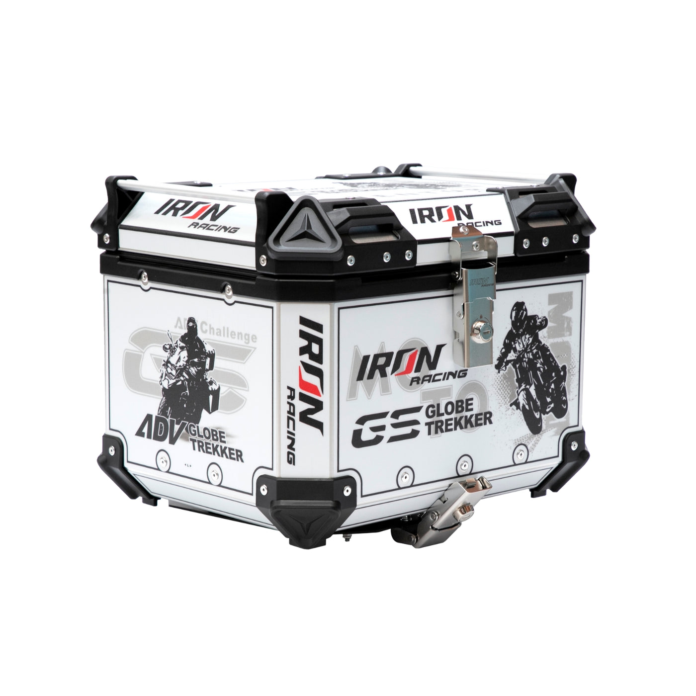 Maletero De Aluminio de Lujo Cool Silver | 45 Litros
