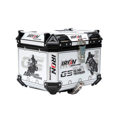 Maletero De Aluminio de Lujo Cool Silver | 45 Litros
