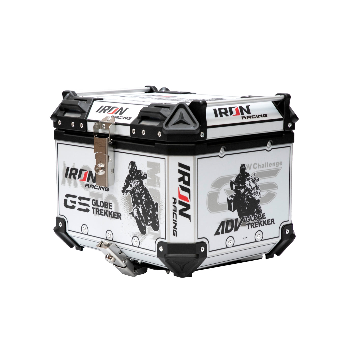 Maletero De Aluminio de Lujo Cool Silver | 45 Litros