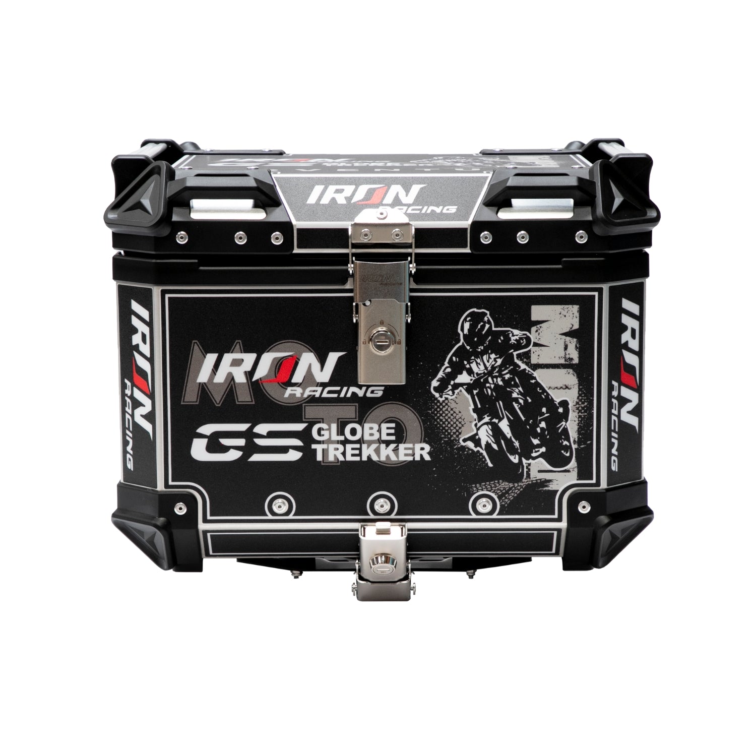Maletero Porta Equipaje de Lujo Iron Racing Cool Black 45 Litros | Moltta