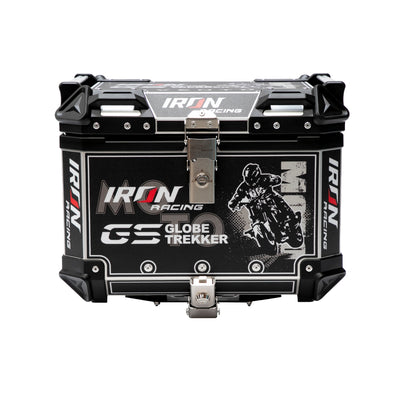Maletero De Aluminio de Lujo Cool Black | 45 Litros