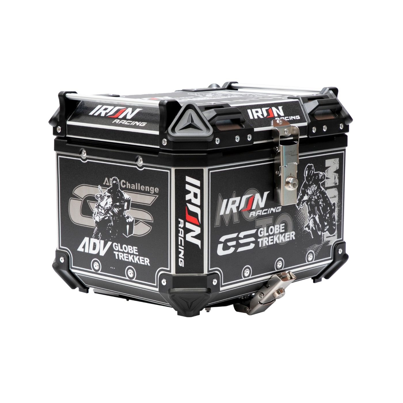 Maletero De Aluminio de Lujo Cool Black | 45 Litros