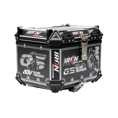 Maletero De Aluminio de Lujo Cool Black | 45 Litros