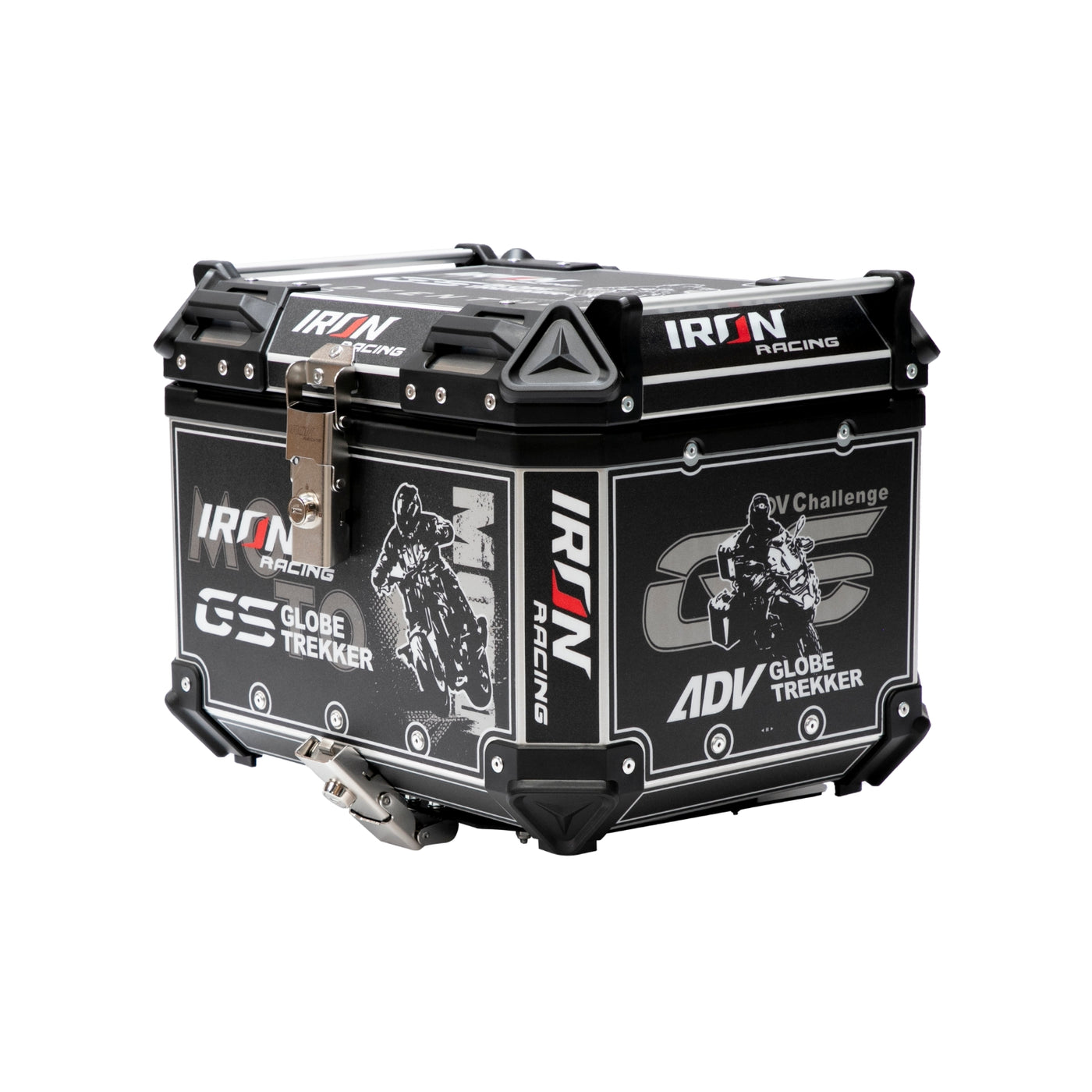Maletero De Aluminio de Lujo Cool Black | 45 Litros