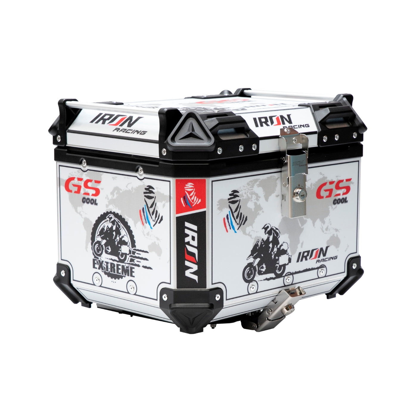 Maletero De Aluminio de Lujo Xtreme Silver| 45 Litros