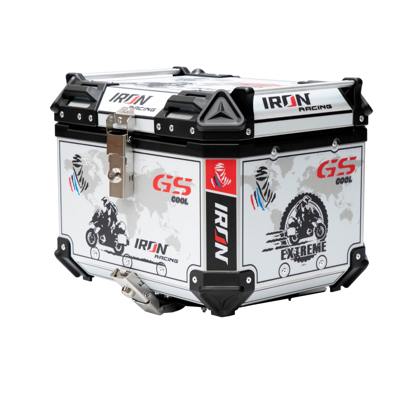 Maletero De Aluminio de Lujo Xtreme Silver| 45 Litros