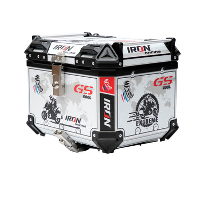 Maletero De Aluminio de Lujo Xtreme Silver| 45 Litros