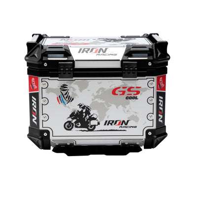 Maletero De Aluminio de Lujo Xtreme Silver| 45 Litros
