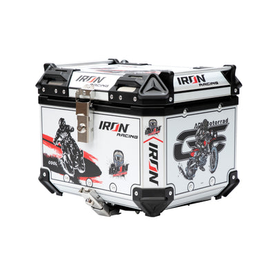 Maletero De Aluminio de Lujo Travel Silver | 45 Litros
