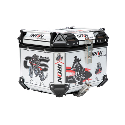 Maletero De Aluminio de Lujo Travel Silver | 45 Litros