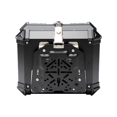 Maletero De Aluminio de Lujo Adventure Black | 45 Litros