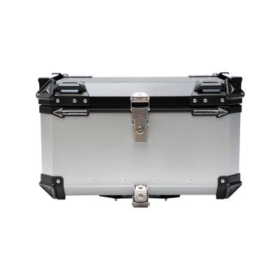 Maletero De Aluminio Silver | 65 Litros