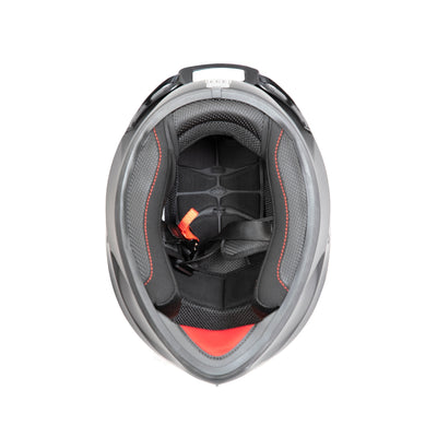 Casco Integral WLT-111 Con Aleron Sport Color Negro Mate