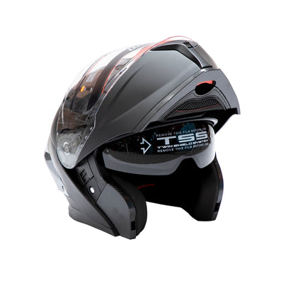 Casco Abatible AMT 903 Luchador Negro Mate