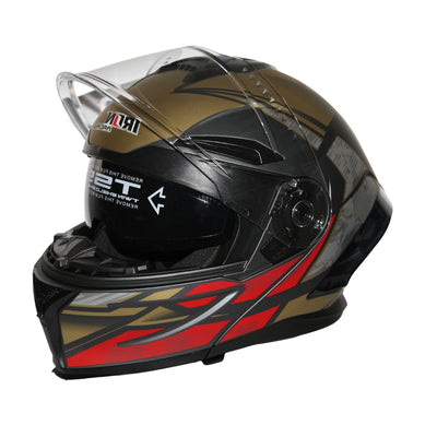 Casco Abatible AMT 903 Tretech Rojo Iron Racing_005