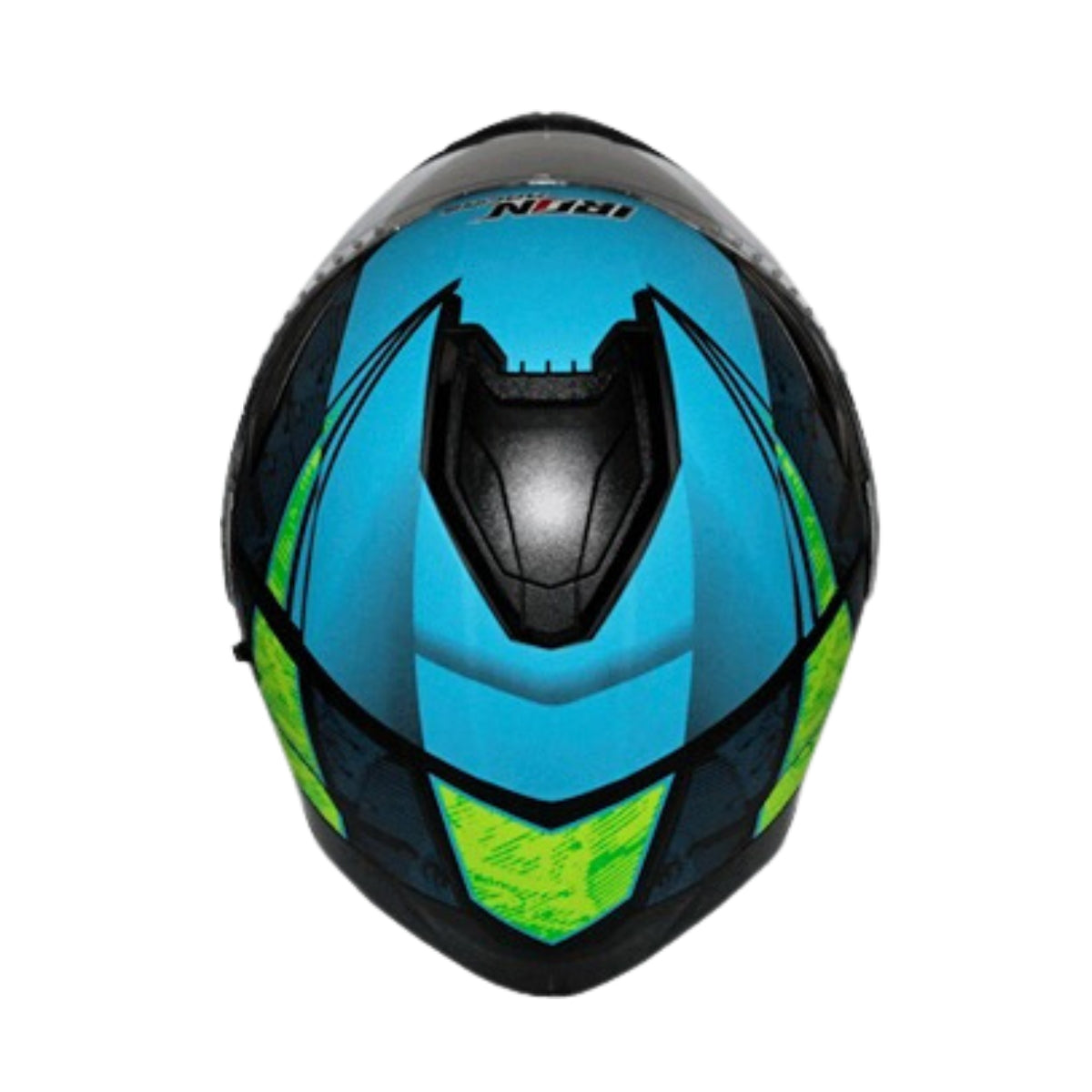 Casco Abatible Doble Proposito Tretech Azul/ Verde Iron Racing_003