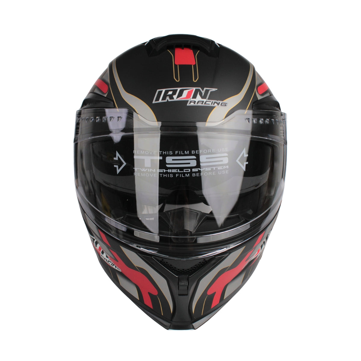 Casco Abatible Doble Propósito Ember Rojo Iron Racing_001