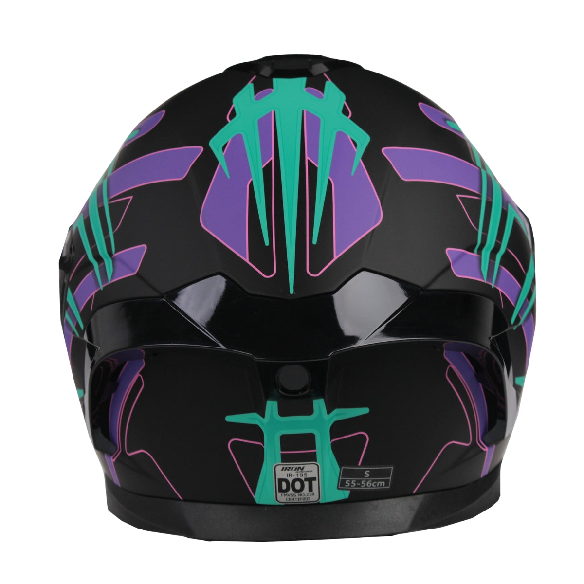 Casco Abatible Doble Proposito Ember Violeta Iron Racing_003