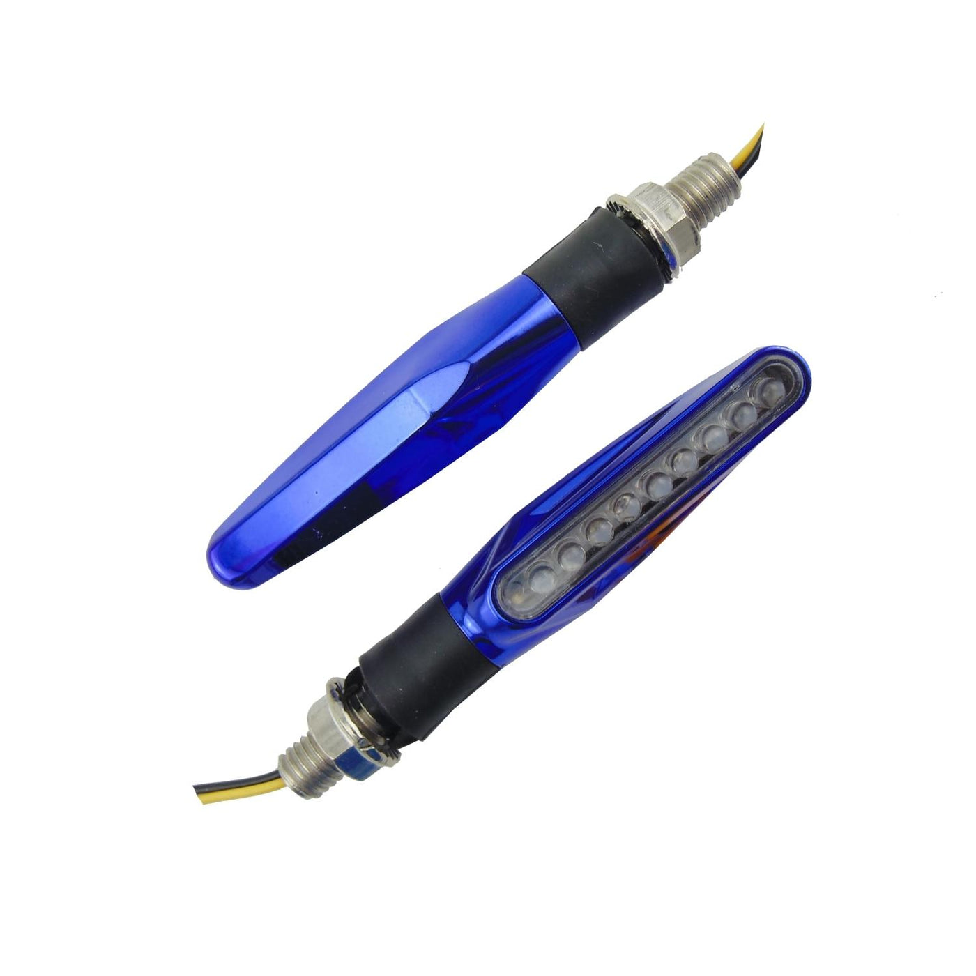 Direccional Azul 12V 9 Led Alta Tensidad Luz Amarilla