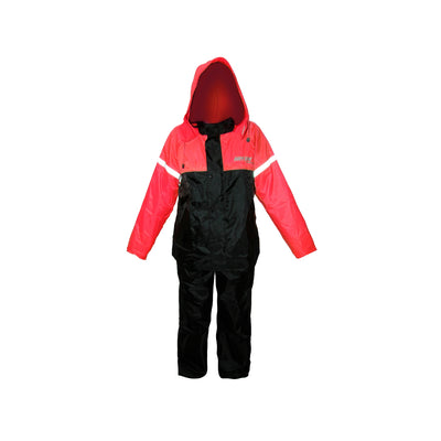 Impermeable Para Motociclista Juego 2 Pzas Color Rojo