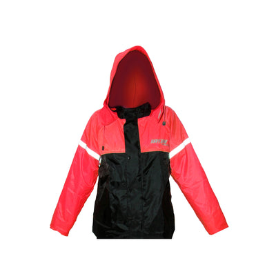 Impermeable Para Motociclista Juego 2 Pzas Color Rojo