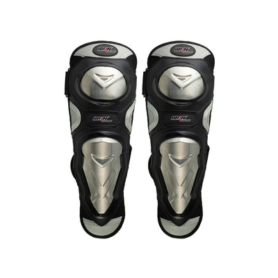 Set Rodilleras Y Coderas Para Motociclista IR060 Acero Inoxidable (4Pzas)