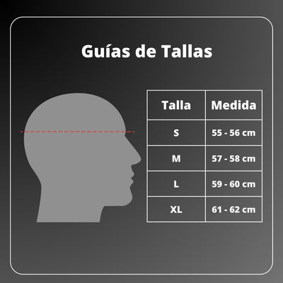 Guía de Tallas de Cascos Moltta