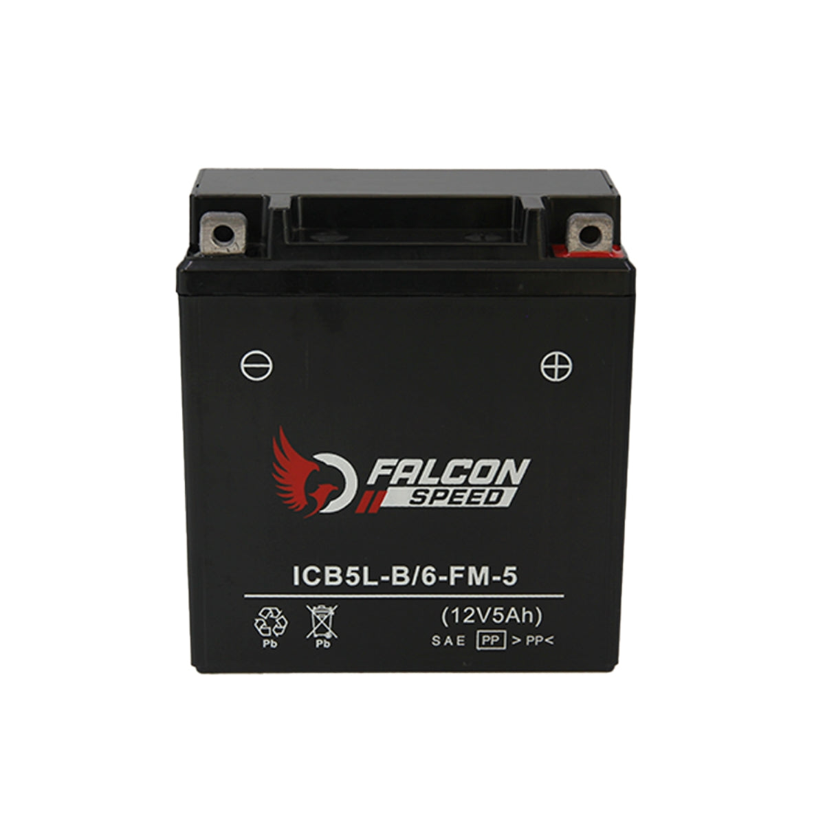 Batería Falcon Speed MF-FA 12 Voltios 5AH | ICB5L-B/6-FM-5_001