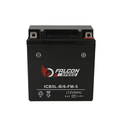 Batería Falcon Speed MF-FA 12 Voltios 5AH | ICB5L-B/6-FM-5_001